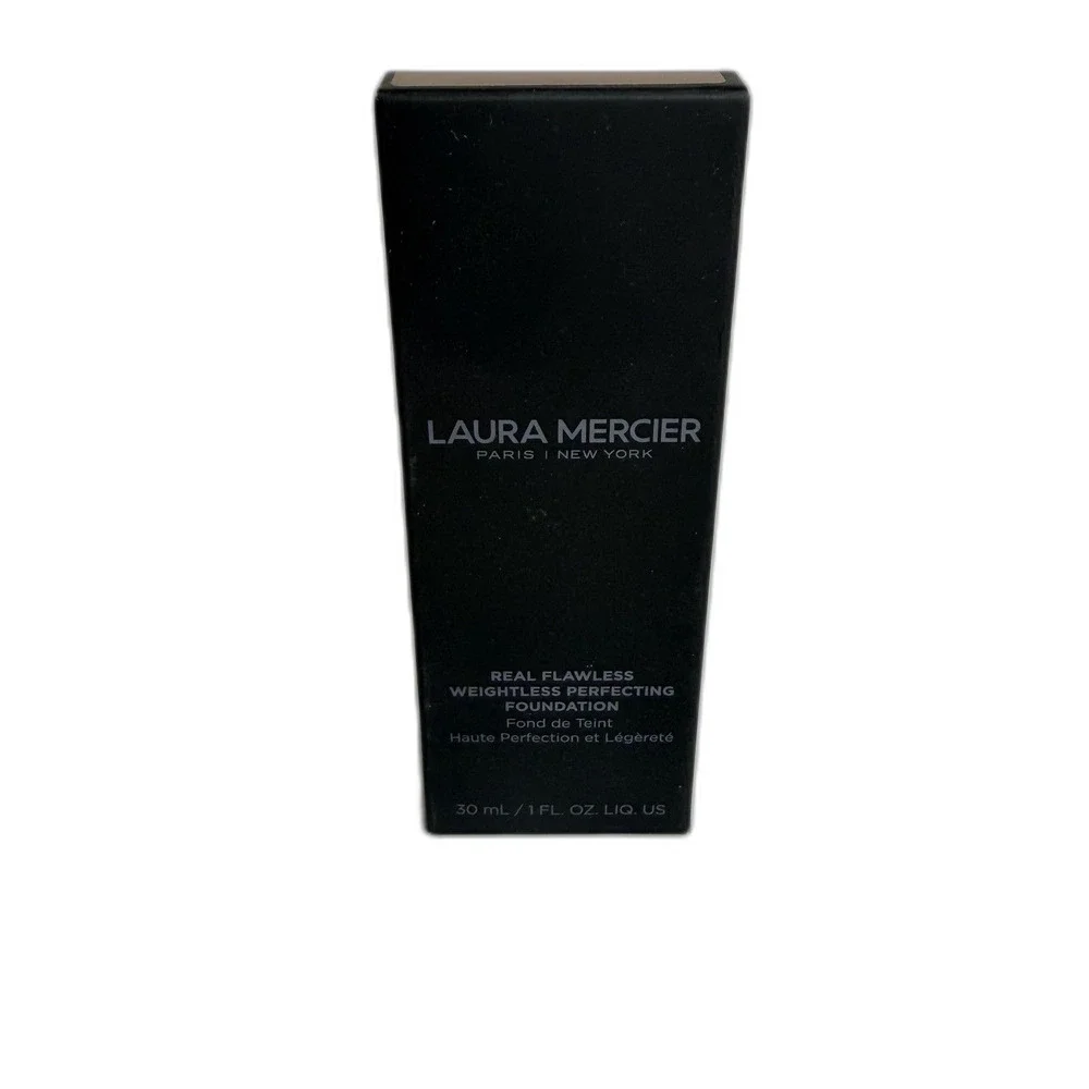 6W1 Ganache Laura Mercier Real Flawless Weightless Perfecting Foundation 1oz NIB